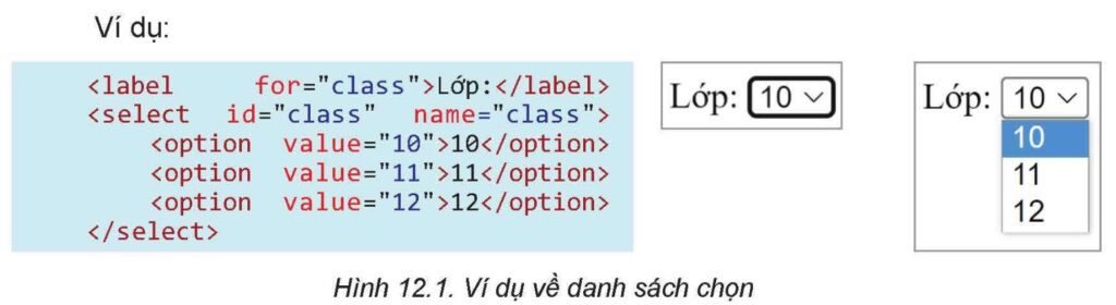 Tin học 12 - Bài 12. Tạo biểu mẫu 4 Tin học 12 Bài 12