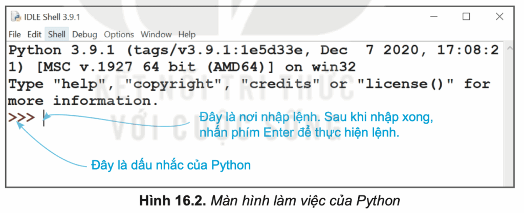 Tin học 10 - Bài 16. Ngôn ngữ lập trình bậc cao và Python 5 Tin học 10 - Bài 16