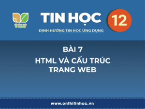 Tin học 12 - Bài 7. HTML và cấu trúc trang web 7 Trí tuệ nhân tạo