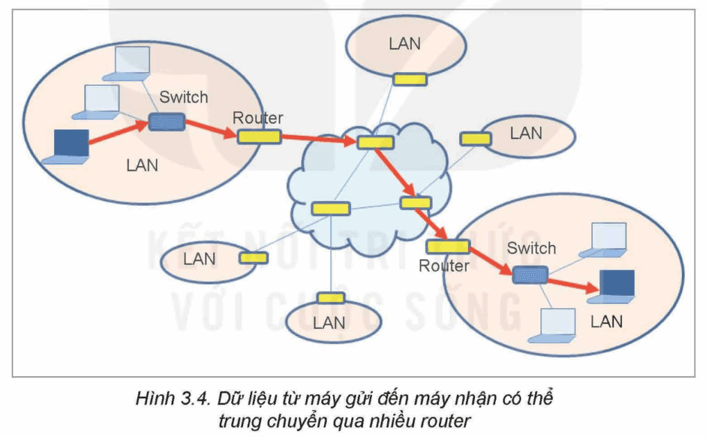 Tin học 12 – Bài 3. Một số thiết bị mạng thông dụng 10 Tin học 12 Bài 3 c Router Bộ định tuyến