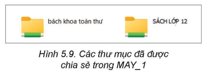 Tin học 12 – Bài 5. Thực hành chia sẻ tài nguyên trên mạng 14 Tin học 12 Bài 5 Chia sẻ tệp và thư mục
