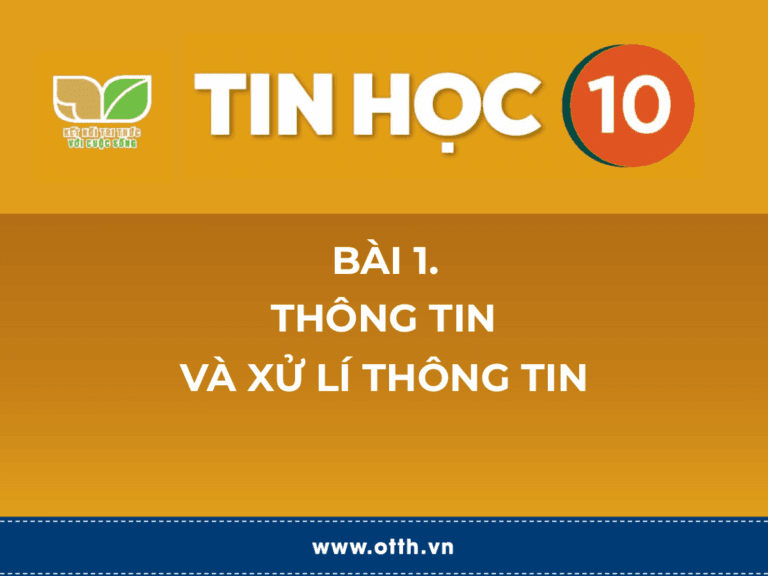 Thông tin và dữ liệu