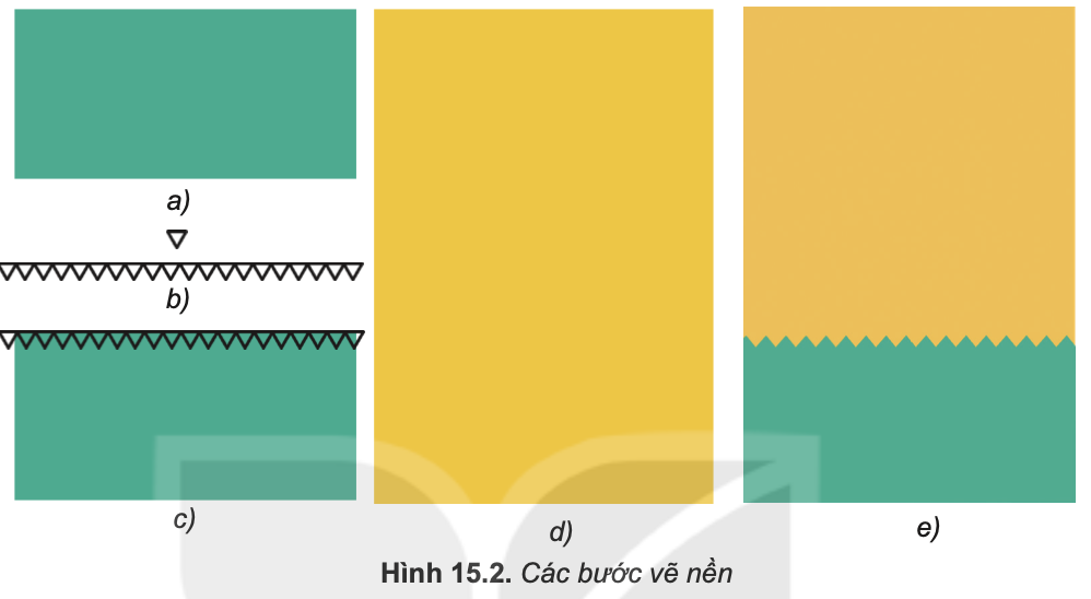 Tin học 10 – Bài 15. Hoàn thiện hình ảnh đồ họa 12 Tin học 10 Bài 15 Nhiệm vụ 1 Vẽ nền tờ rơi