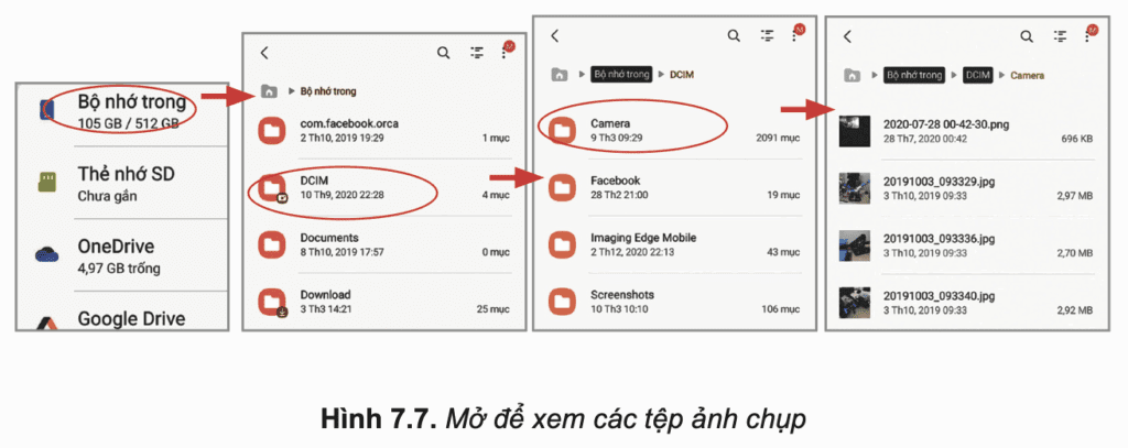 Tin học 10 – Bài 7. Thực hành sử dụng thiết bị số thông dụng 13 Tin học 10 Bài 7 Nhiệm vụ 4 Quản lý tệp