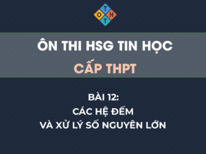 Ôn thi HSG Tin học THPT – Bài 12: Các hệ đếm và xử lý số nguyên lớn 48
