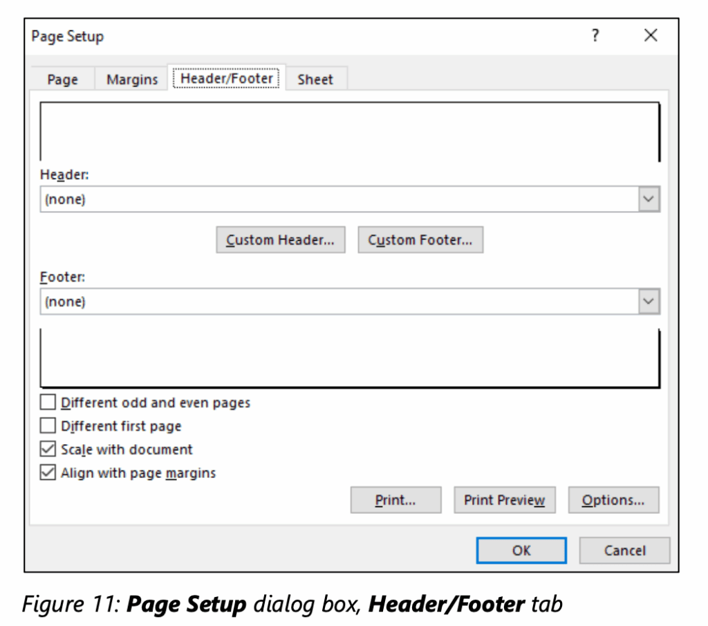 MOS Excel - Buổi học 10: Hoàn thiện Workbook 13 MOS Excel Buổi học 10 Hoàn thiện Workbook Thêm Headers và Footers