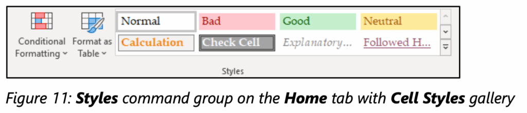 MOS Excel - Buổi học 4: Định dạng dữ liệu và ô tính 17 MOS Excel Buổi học 4 Định dạng dữ liệu và ô tính Áp dụng các style có sẵn