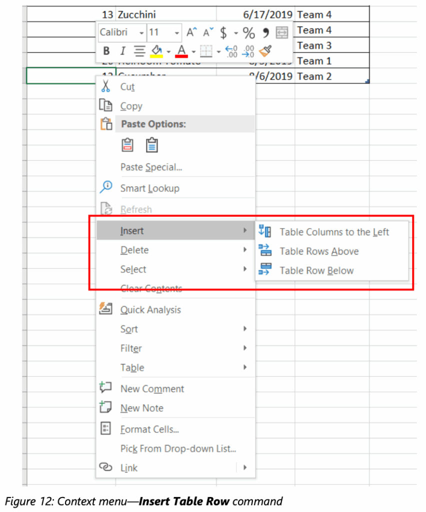 MOS Excel - Buổi học 5: Quản lý bảng (Tables) và dữ liệu có cấu trúc 23 MOS Excel Buổi học 5 Quản lý bảng Tables và dữ liệu có cấu trúc Chèn và quản lý hàng cột