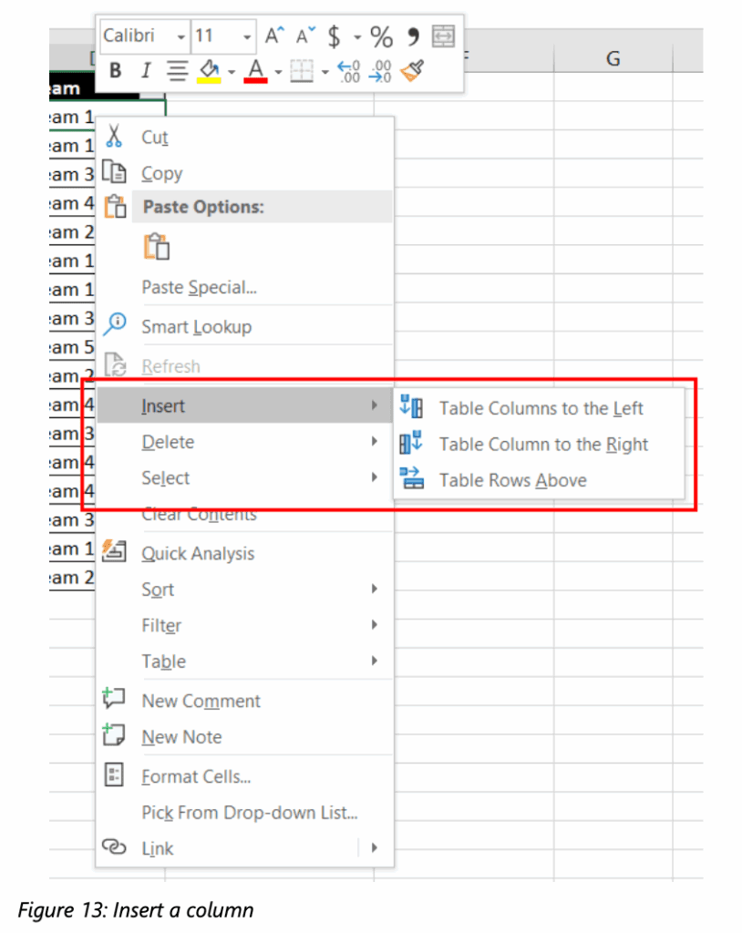 MOS Excel - Buổi học 5: Quản lý bảng (Tables) và dữ liệu có cấu trúc 24 MOS Excel Buổi học 5 Quản lý bảng Tables và dữ liệu có cấu trúc Chèn và quản lý hàng cột